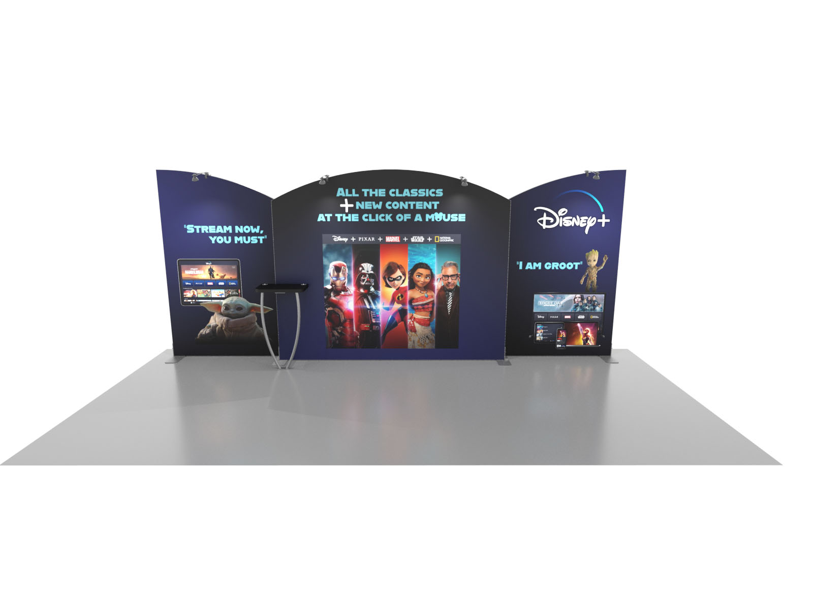 SYK-2014 Symphony Portable Displays -- SEG Press Fit Fabric Graphics
